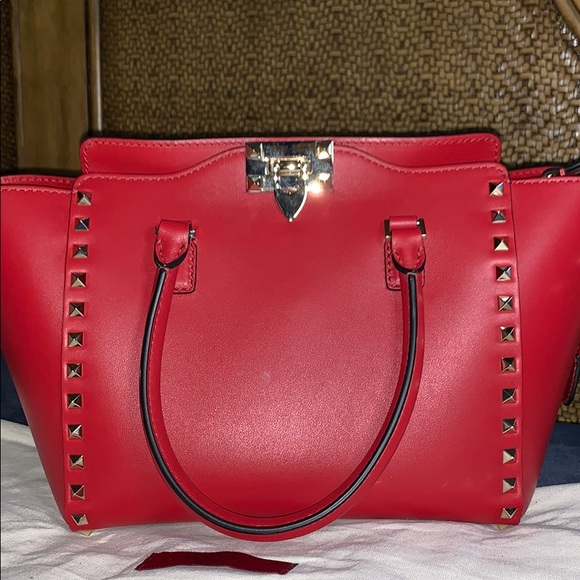 Valentino Bags Valentino Rockstud Top Handle Bag Poshmark